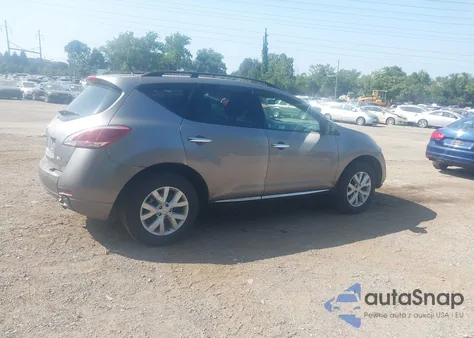 2012 Nissan Murano Sv from USA, damaged, VIN JN8AZ1MW0CW209517